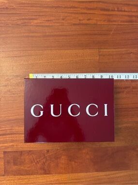 Gucci Burgundy Box with White Logo